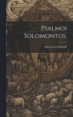 bokomslag Psalmoi Solomontos.