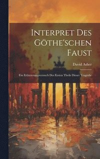 bokomslag Interpret Des Gthe'schen Faust
