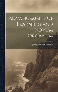 bokomslag Advancement of Learning and Novum Organum