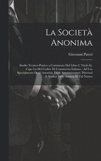 bokomslag La Societ Anonima
