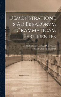 bokomslag Demonstrationes Ad Ebraeorvm Grammaticam Pertinentes