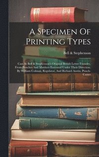 bokomslag A Specimen Of Printing Types
