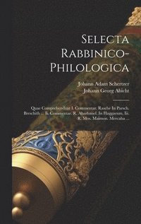 bokomslag Selecta Rabbinico-philologica