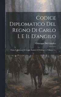 bokomslag Codice Diplomatico Del Regno Di Carlo I. E Ii. D'angilo