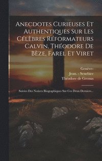 bokomslag Anecdotes Curieuses Et Authentiques Sur Les Clbres Rformateurs Calvin, Thodore De Bze, Farel Et Viret