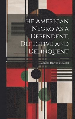 bokomslag The American Negro As a Dependent, Defective and Delinquent