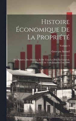 bokomslag Histoire conomique De La Proprit