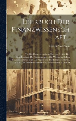 Lehrbuch Der Finanzwissenschaft... 1