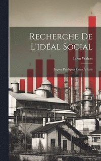 bokomslag Recherche De L'idal Social