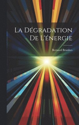 bokomslag La Dgradation De L'nergie