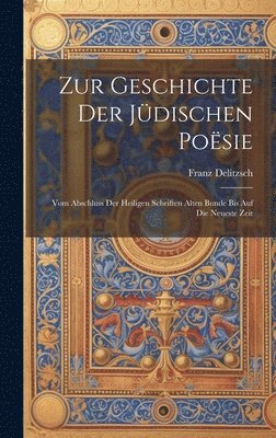 bokomslag Zur Geschichte der jüdischen Poësie