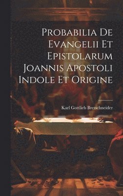 bokomslag Probabilia De Evangelii Et Epistolarum Joannis Apostoli Indole Et Origine