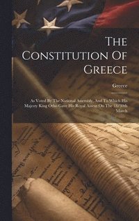 bokomslag The Constitution Of Greece