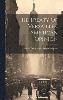 bokomslag The Treaty Of Versailles, American Opinion