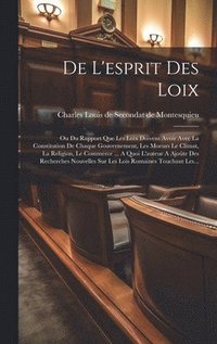 bokomslag De L'esprit Des Loix