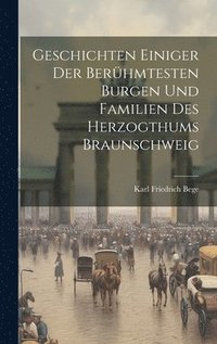 bokomslag Geschichten einiger der berhmtesten Burgen und Familien des Herzogthums Braunschweig