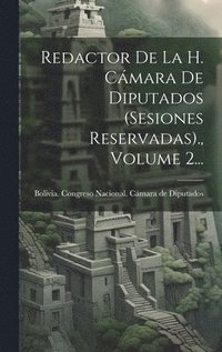 bokomslag Redactor De La H. Cmara De Diputados (sesiones Reservadas)., Volume 2...