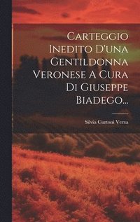 bokomslag Carteggio Inedito D'una Gentildonna Veronese A Cura Di Giuseppe Biadego...