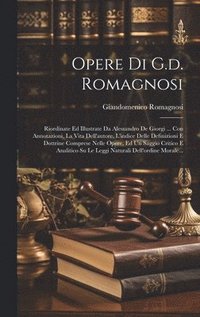 bokomslag Opere Di G.d. Romagnosi