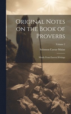 bokomslag Original Notes on the Book of Proverbs