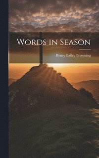 bokomslag Words in Season