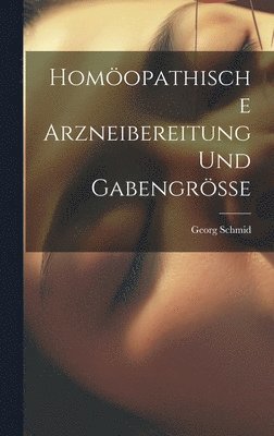 Georg Schmid - Homöopathische Arzneibereitung und Gabengrösse, Inbunden