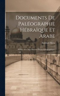 bokomslag Documents de Palographie Hbraque et Arabe