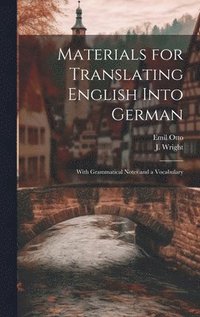 bokomslag Materials for Translating English Into German