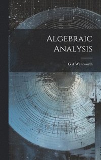 bokomslag Algebraic Analysis