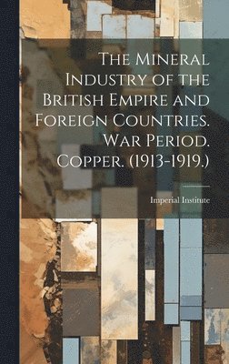 bokomslag Mineral Industry of the British Empire and Foreign Countries. War Period. Copper. (1913-1919.)