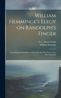bokomslag William Hemminge's Elegy on Randolph's Finger