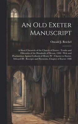 An old Exeter Manuscript 1