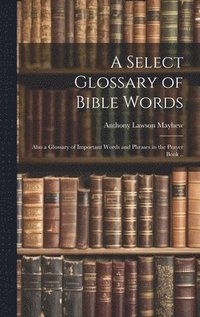 bokomslag A Select Glossary of Bible Words; Also a Glossary of Important Words and Phrases in the Prayer Book ..