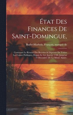 bokomslag État des finances de Saint-Domingue,