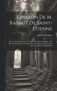bokomslag Opinion de M. Rabaut de Saint-Etienne