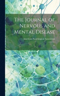 bokomslag Journal of Nervous and Mental Disease