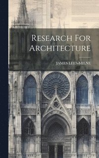 bokomslag Research For Architecture
