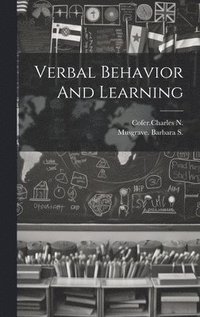 bokomslag Verbal Behavior And Learning