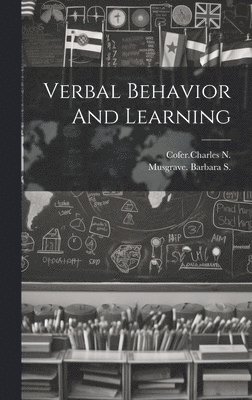 bokomslag Verbal Behavior And Learning