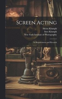 bokomslag Screen Acting