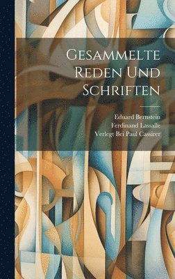 bokomslag Gesammelte Reden und Schriften