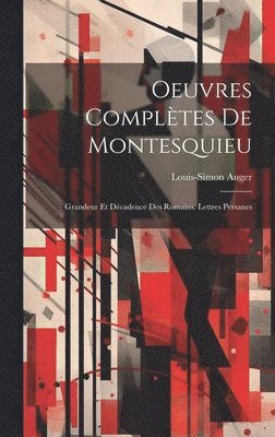 Oeuvres Complètes De Montesquieu