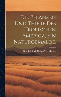 bokomslag Die Pflanzen und Thiere des tropischen America, ein Naturgemlde.