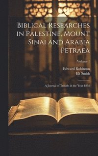 bokomslag Biblical Researches in Palestine, Mount Sinai and Arabia Petraea