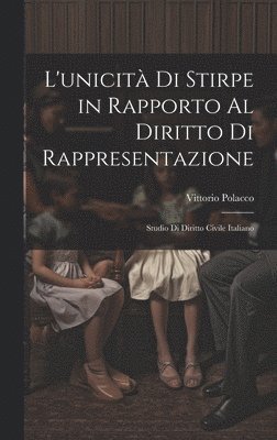 bokomslag L'unicit Di Stirpe in Rapporto Al Diritto Di Rappresentazione