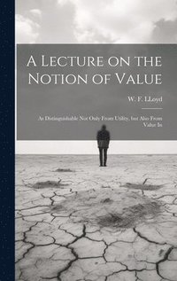 bokomslag A Lecture on the Notion of Value