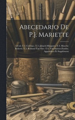 bokomslag Abecedario De P.J. Mariette