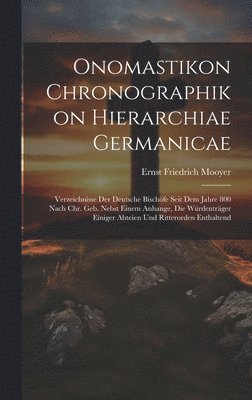 Onomastikon Chronographikon Hierarchiae Germanicae