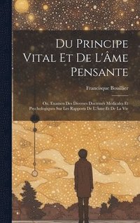 bokomslag Du Principe Vital Et De L'me Pensante