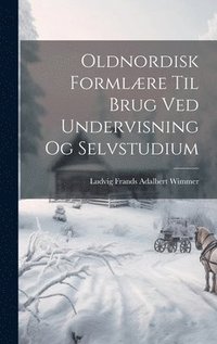 bokomslag Oldnordisk Formlære Til Brug Ved Undervisning Og Selvstudium